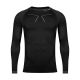 4. Alpinus Tactical Base Layer Thermoaktives Shirt Schwarz und Grau M GT43219