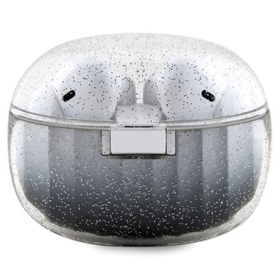 2. Guess Glitter Gradient TWS Bluetooth-Kopfhörer mit Dockingstation – Schwarz