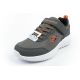3. Skechers Bounder Kindersportschuhe mit Klettverschluss, leicht, modisch grau