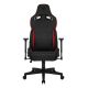 8. SENSE7 Sentinel Gaming-Stuhl, gepolsterter Sitz, Schwarz, Rot
