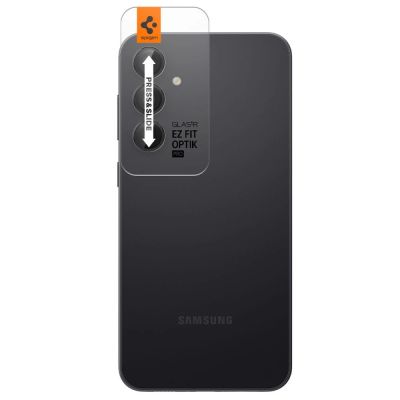 7. Spigen Glas.tR EZ Fit Optik Kameraschutz für Samsung Galaxy S23 FE – Schwarz 2 Stk.