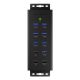 4. ICY BOX IB-HUB1703-QC3 USB 3.2 Gen 1 (3.1 Gen 1) Typ-B 5000 Mbit/s Schwarz
