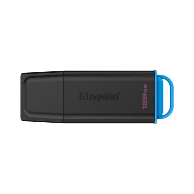 KINGSTON 128 GB Tragbarer USB 3.2 Gen 1 DataTraveler Exodia Schwarz/Blau