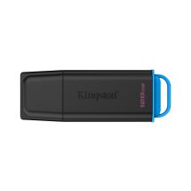 KINGSTON 128 GB Tragbarer USB 3.2 Gen 1 DataTraveler Exodia Schwarz/Blau