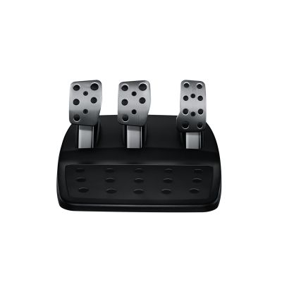 3. Logitech G 941-000113 Gamecontroller, schwarzes USB-Lenkrad + Pedale, analog/digital, kompatibel mit PC, PlayStation 4, PlayStation 5 und PlayStation 3