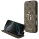 Guess Book 4G Metall-Logo-Hülle für iPhone 18 Pro Max / 17 Pro Max – Braun