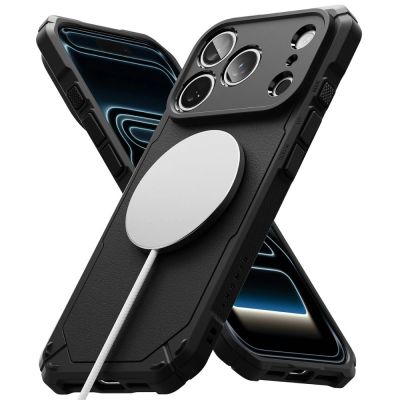 4. Ringke Rugged Gear Magnetische MagSafe-Hülle für iPhone 18 Pro Max / 17 Pro Max – Schwarz