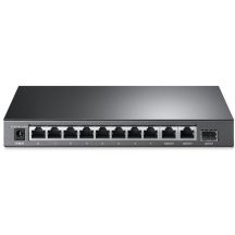 TP-Link TL-SL1311MP Netzwerk-Switch, unmanaged Fast Ethernet (10/100), PoE-Unterstützung, Schwarz