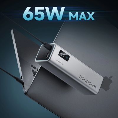 2. Powerbank Cuktech CUKP200XGLGR 100W 20000mAh 2 x USB-C 1 x USB-A - grau