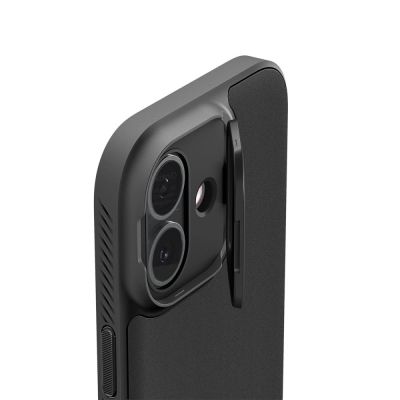 3. Spigen Optik Armor MagSafe Hülle für iPhone 17 - Schwarz