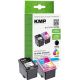 KMP 1763.4005 Tintenpatrone, 2 Stück, Ersatzpatronen in Schwarz, Cyan, Magenta und Gelb