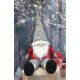 12. Dekorativer Faulpelz-Weihnachtsmann 45+20 cm