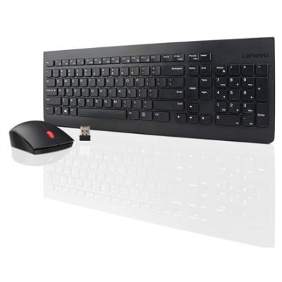 2. Lenovo | Kabelloses Tastatur- und Maus-Set | 510 | Schwarz | Tastatur- und Maus-Set | 2,4-GHz-Funkverbindung über Nano-USB | Batterien enthalten | Englisch | Schwarz
