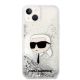 3. Karl Lagerfeld KLHCP14MLNKHCH iPhone 14 Plus 6,7" Silber/Silber Hardcase Glitter Karl Head