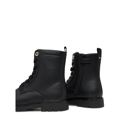 4. Tommy Hilfiger Damen-Schnürstiefelette T3A5-34012-1355999 Schwarz