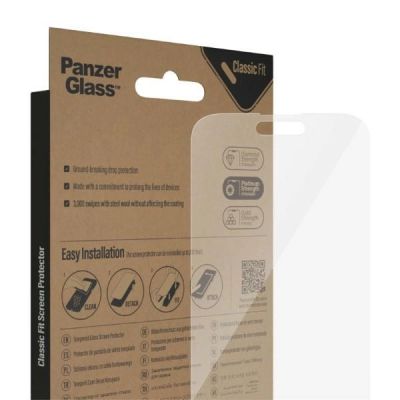 5. PanzerGlass Classic Fit antibakterielles Glas für iPhone 14 Pro Max