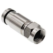 Alantec RG6 Kompressions-F-Stecker, Innendurchmesser der Hülse 4,55 mm (0,1 Zoll) (WTR455)