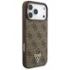 4. Guess 4G Strap Triangle Logo MagSafe Hülle für iPhone 17 Pro Max – Braun