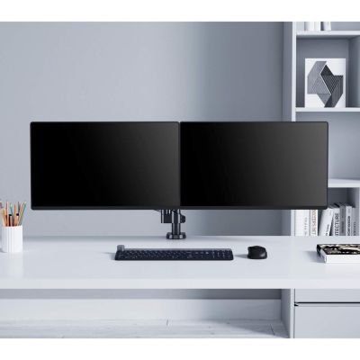 9. MANHATTAN Schreibtischarm für 2x LED/LCD-Fernseher (17-32 Zoll)