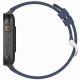 6. Smartwatch Gravity GT15-4 mit blauem Silikonarmband + Titanarmband