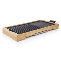 Tristar BP-2641 Elektrischer Bambusgrill, Schwarz, 2200 W