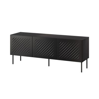 TV-Schrank SIENA 150,5x40x60 schwarz matt