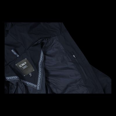 3. CMP Damen Wintermantel mit Kapuze, wasserdicht, isoliert, schwarz (34K0096/N950)