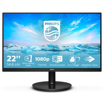 16. Philips 221V8A/00 Monitor (21,5"; VA; FullHD 1920x1080; HDMI, VGA; schwarz)