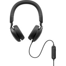 DELL WH5024 Headset mit Kabel, Kopfbügel, Anruf-/Musikfunktion, USB Typ-C, Schwarz