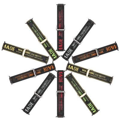 3. Dux Ducis -Armband (Outdoor-Version) Apple Watch Ultra-Armband, SE, 9, 8, 7, 6, 5, 4, 3, 2, 1 (49, 45, 44, 42 mm), Nylonarmband, gelbes Armband