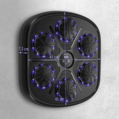 4. TB03 Bluetooth Elektronische Boxscheibe mit Musik und HMS-Handschuhen