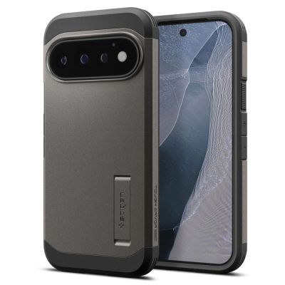 3. Spigen Tough Armor Mag MagSafe Hülle für Google Pixel 11 Pro – Dunkelgrau