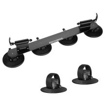 Rockbros XP1002 Dachträger mit Saugnapf für 2 Fahrräder – Schwarz