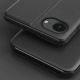 5. Eco Leather View Case, eine elegante Hülle mit Klappe und Ständer für iPhone 16e / 17e – Schwarz