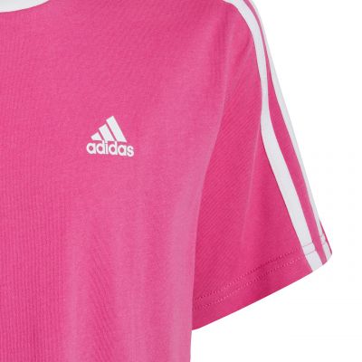 4. adidas Essentials 3-Streifen Baumwolle Loose Fit Boyfriend Tee Jr IC3639