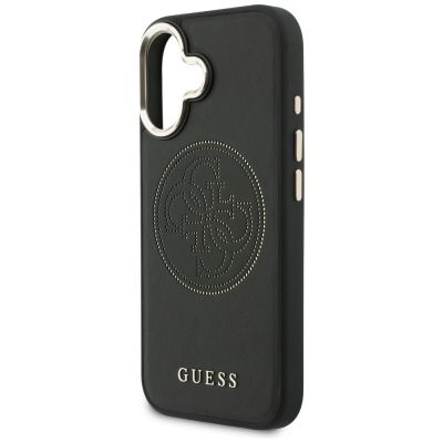 6. Guess Perforierte 4G MagSafe Hülle für iPhone 17 - Schwarz