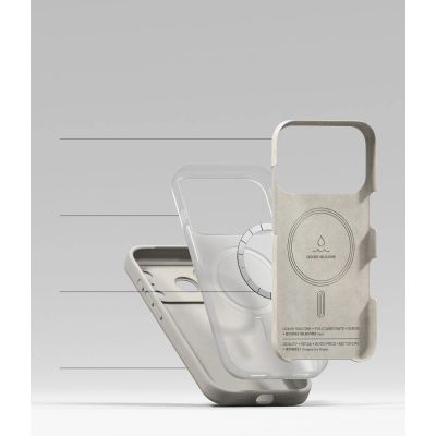 7. Ringke Silikon MagSafe Hülle für iPhone 18 Pro – Beige