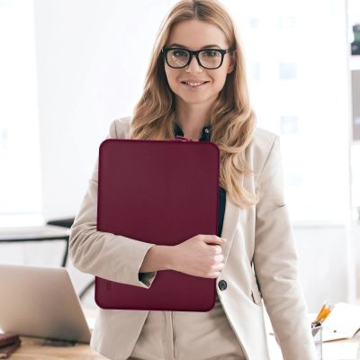 9. Tech-Protect Neopren-Laptoptasche 13" - Burgunderrot