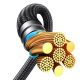 4. Joyroom Speedy Series S-A21 2in1 USB-C – USB-C/USB-C-Kabel 100 W 1,5 m – Schwarz