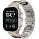 Tech-Protect Stainless Armband für Apple Watch 44 / 45 / 46 / 49 mm – silber-orange
