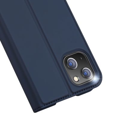 3. Dux Ducis Skin Pro Holster Flip Cover für iPhone 14 Plus blau