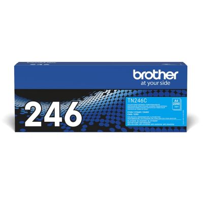 4. Brother TN-246C Tonerkartusche, 1 Stück, Original Cyan