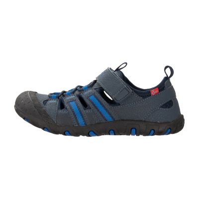 Trollkids Kids Sandefjord Sandal XT marine/mittelblau Kinder Sportsandalen für Jungen/Mädchen (668-117)