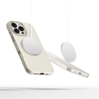 2. Tech-Protect Silikon PU MagSafe Hülle für iPhone 16 Pro – Beige