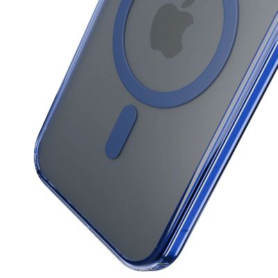 10. 3mk Frosty MagCase Blue Hülle für Apple iPhone 14 Pro – transparent
