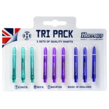 Shafty Harrows TRI PACK Supergrip 3x3 Farbig