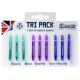 Shafty Harrows TRI PACK Supergrip 3x3 Farbig