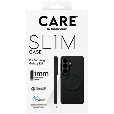 6. CARE by PanzerGlass SL1M Hülle für Samsung Galaxy S26 - Schwarz