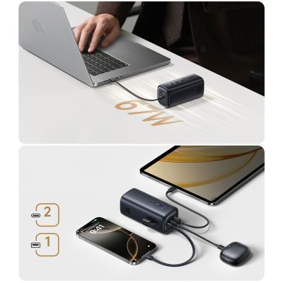 10. Baseus EnerGeek GX11 MiFi 20000mAh 67W Powerbank mit WLAN-Funktion - Schwarz