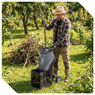 12. Elektrischer Asthäcksler 2500W 45L W94205 WUBER